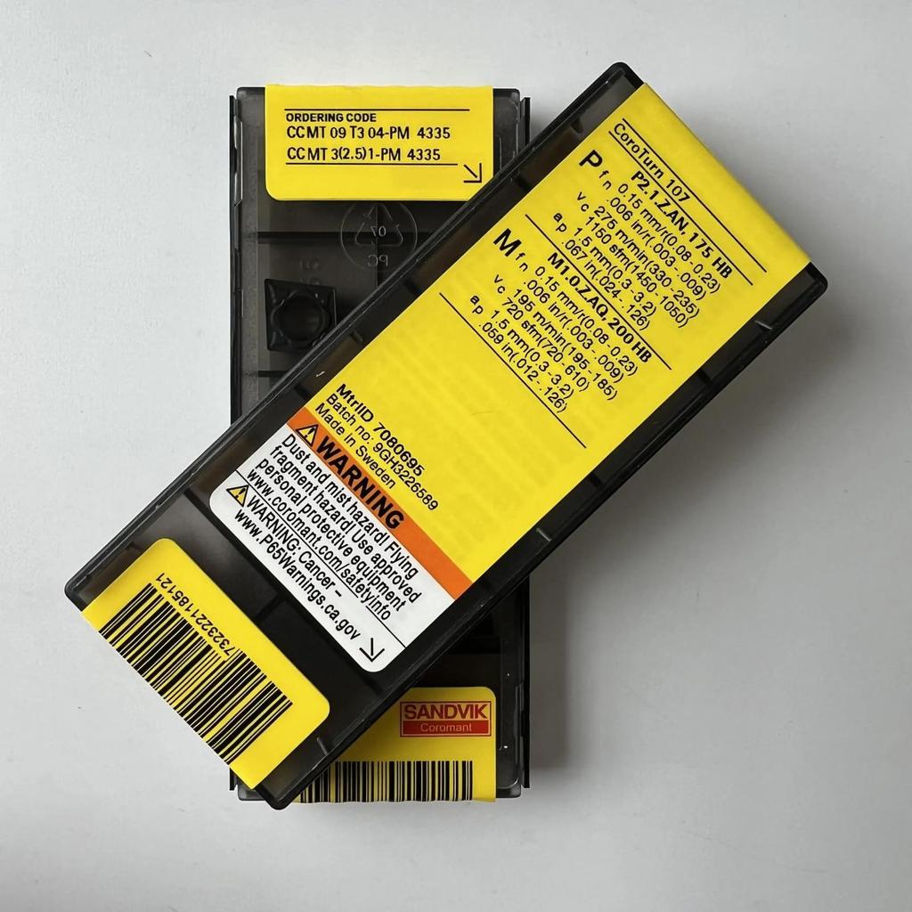 Original Sandvik / CCMT09T304-PM 4335 /CNC CARBIDE tool blade 10 Pcs