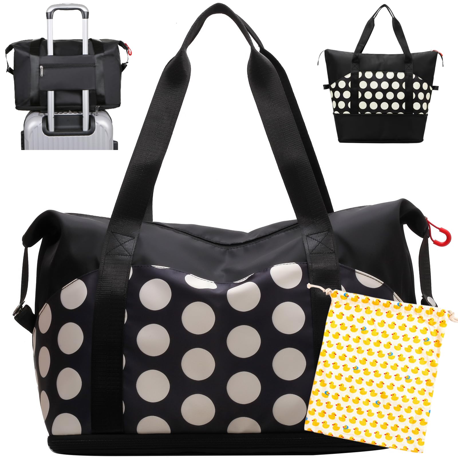 

JOJO Select Travel Boston Tote Large Travel Travel School Business 2 1 JS23AA015 Dot Bag, Bag, Bag, Capacity, Lightweight, Small, Carry-on Bag, Bag,