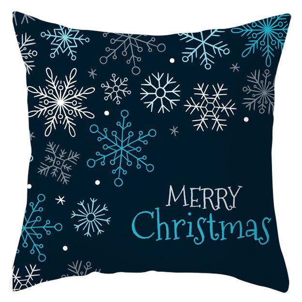 Christmas Snow Scene Series Pillowcases Home Sofa Pillowcase Car Cushion Covers Home Use