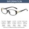 Women Fox Anti-Blue Reading Glasses Ladies Fashion Presbyopic Eyeglasses Computer Prescription Eyewear