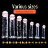 Crystal Clear Wearable Jelly Penis for Women - Egg-Free, Adult Erotic Toy for Couples and Solo Play