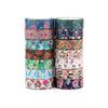 1 STÜCK. 10M Blumen Blätter Japanisches Papier Washi Tape Set DIY Scrapbooking Journaling Masking Tapes Schreibwaren Schulbedarf