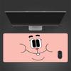 Richard Watterson Mauspade, Große Gaming-Schreibtischmatte, Rutschfestes XXL-Mauspad für Laptop & Tablet, Mini-PC-Spielmatte mit genähten Kanten