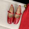 Fashion Female Soft Footwear Buckle Strap Ladies Flats With Shoes 2025 New Fashion Shallow Women Flats Mary Janes Lolita Shoes