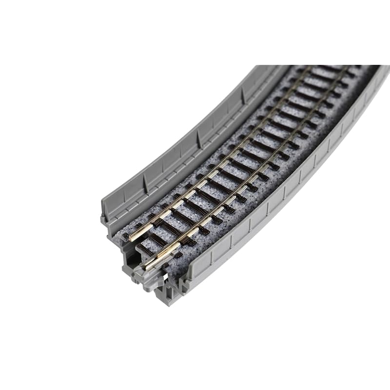 KATO N Gauge Single Track Elevated Curved Track R315-45° (2 pieces) 20-520 - Model Railway Supplies