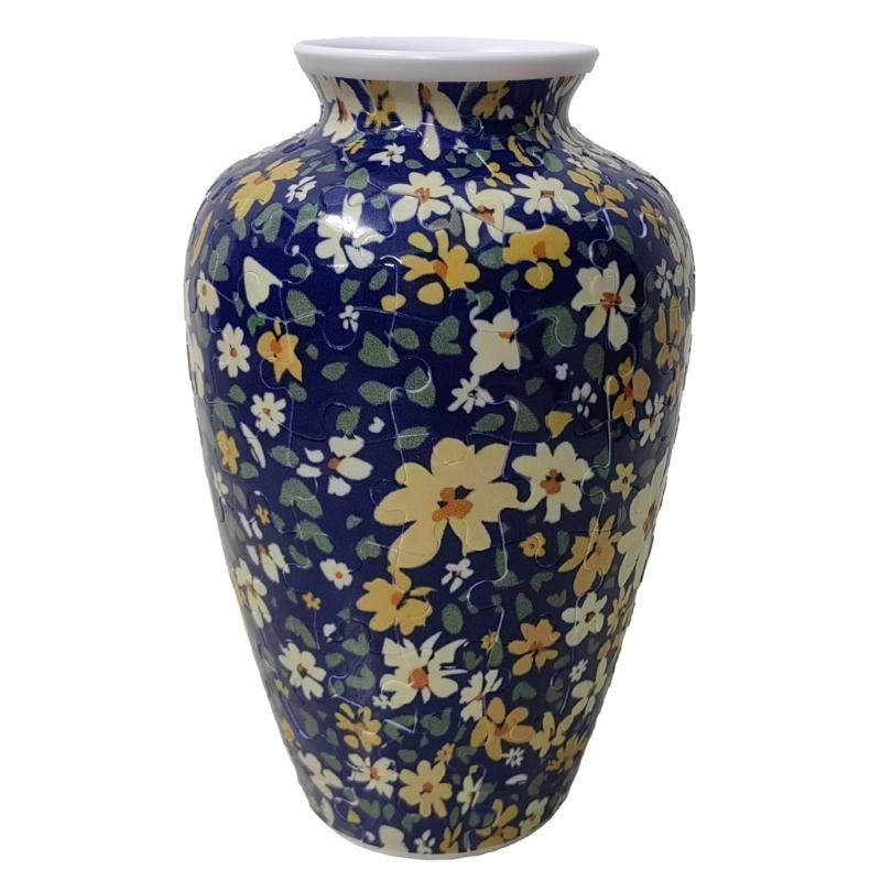 3D Puzzle Vases Unique Flower Vases Made by 120 Curved Plastic Puzzle Pieces Decorative Vases for Flower Arrangements