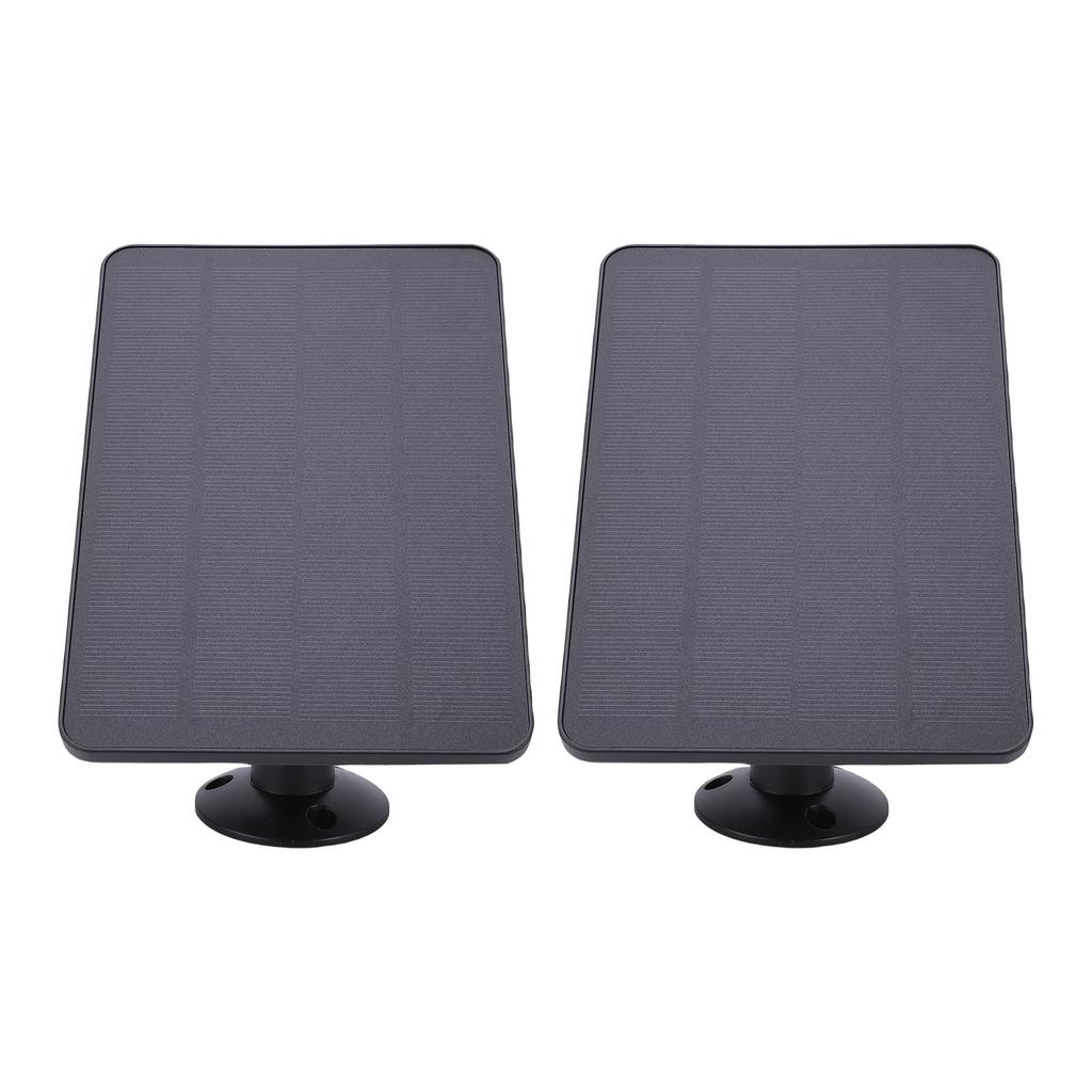 2Pcs 10W Solar Panel Fit for Ring Security Camera Spotlight Cam Plus Pro(Battery) Stick Up Cam Pro Wireless Outdoor