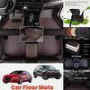 New Custom Car Floor Mats For Jaguar XF XF-Sportbrake Auto Coche Accessories Waterproof Leather Floor Liners