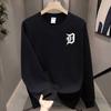 American Cotton T-Shirt Men'S Bottoming Shirt Long-Sleeved Fashion Trend Top Autumn And Winter Men'S And Women'S Crew Neck Sweater