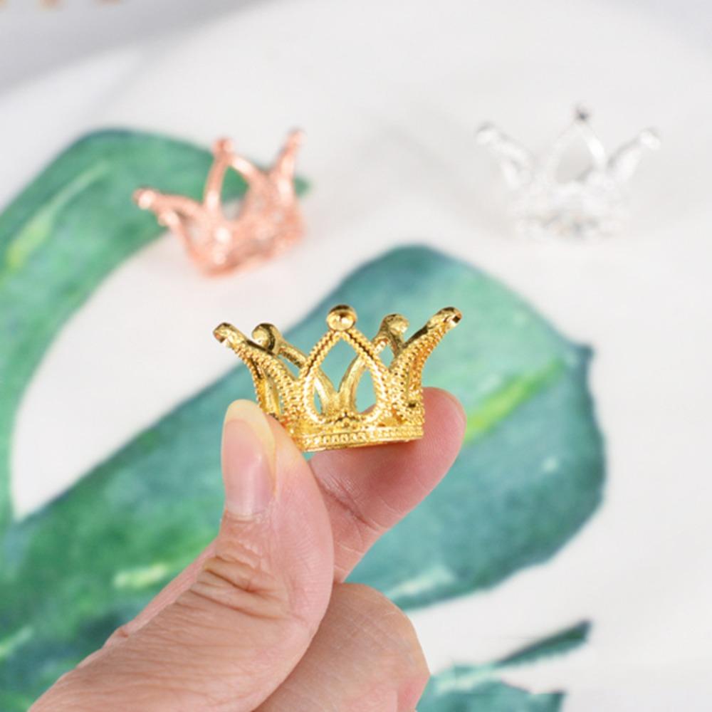 Decorating Mini Metal Crown Model Ornaments Mini Princess Crown Dollhouse Kids