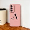 For Samsung Galaxy A17 A07 A37 A57 Phone Case Heart Letters Soft Liquid Silicone Back Cover Camera Protection High Quality Funda
