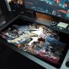 Death Note Anime Farbe Mauspad Großes Gaming Tischkissen Rutschfest Laptop Tablet Großes Mauspade XXL Matte Mini PC Spielmatte Mit Verriegelter Kante