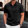 Men's Polo Shirts Short Sleeve Button Down Shirt Fashion Casual Summer Beach Shirts