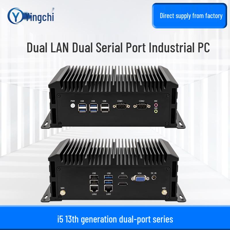 Yingchi Mini Fanless Industrial PC N100/N150 Core i3/i5/i7/J1900