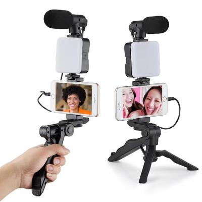 Multifunktionellt skrivbordsljus för skönhet med mikrofon: Idealisk för fotografering, videokonferenser och livestreaming