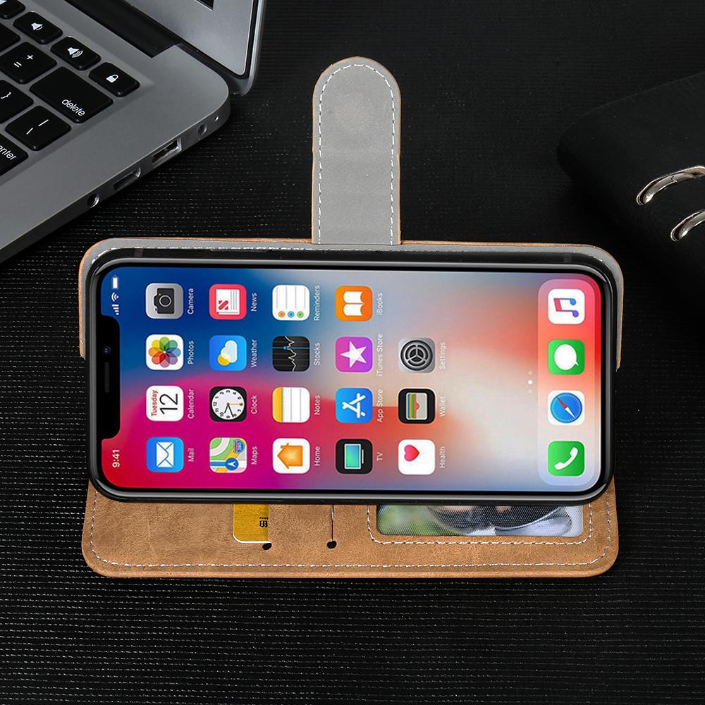Leather Wallet Doogee Note 58 Pro Case 6.75" Fashion Luxury Protective Customize Cover Phone Card Wallet Card Book Style