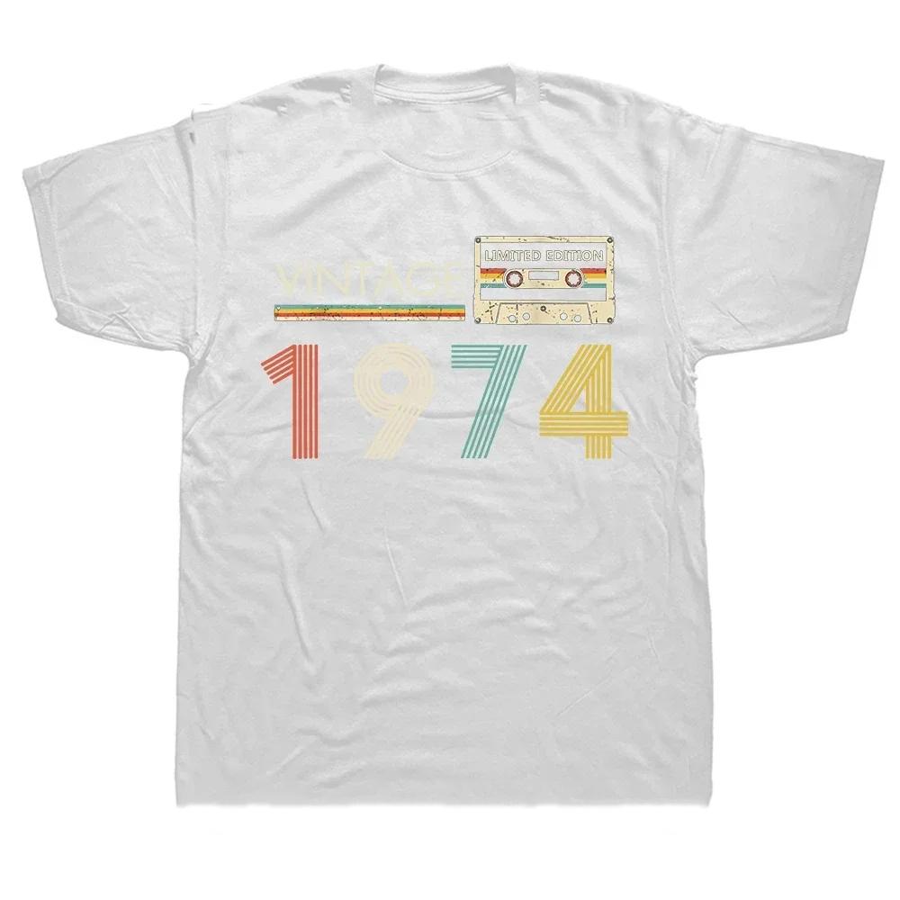 50 let Starý Vintage 1974 50. Narozeniny Dámské Tričko Manželka Manžel Dárky k Narozeninám Nápisy Citát Grafické Topíky Streetwear 61408