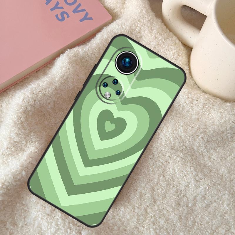 green aesthetic Funda For Huawei P20 P30 P40 P60 Pro P Smart Nova 9 5T Honor Magic5 Lite X8 X9 a 50 70 Case