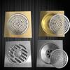 Floor Drain Filter Stainless Steel Round Drainage Shower Strainer Mesh Piece Anti Blocking(82mm )