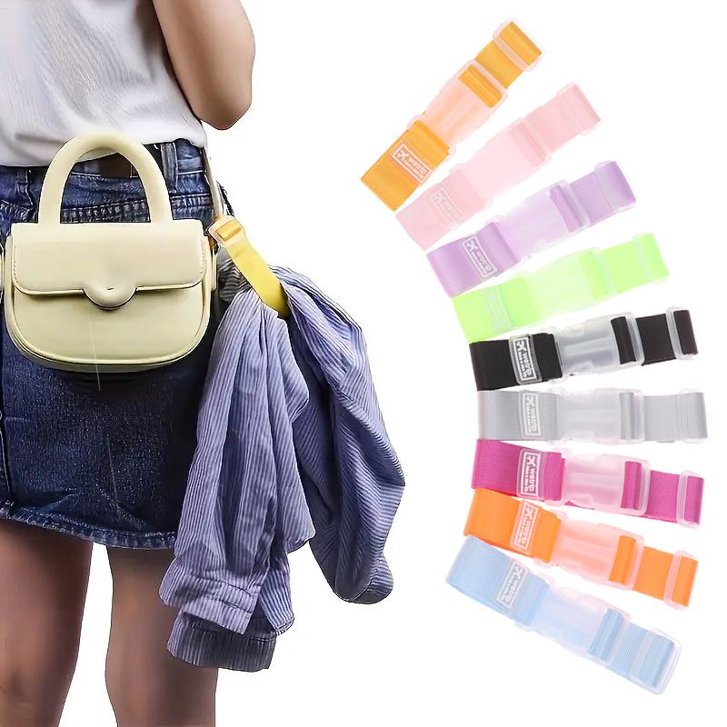 2Pcs Travel Luggage Carrying Clip Straps Por Preventing Luggages Shifting Suitcase Holdalls Straps For Business Trip Backpack