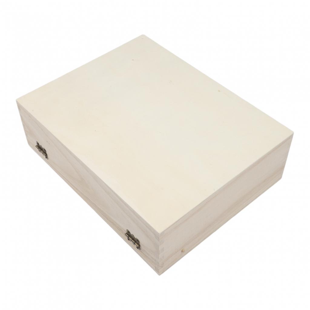 Classic Elegant Appearance Wood Jewelry Box Multiple Compartments