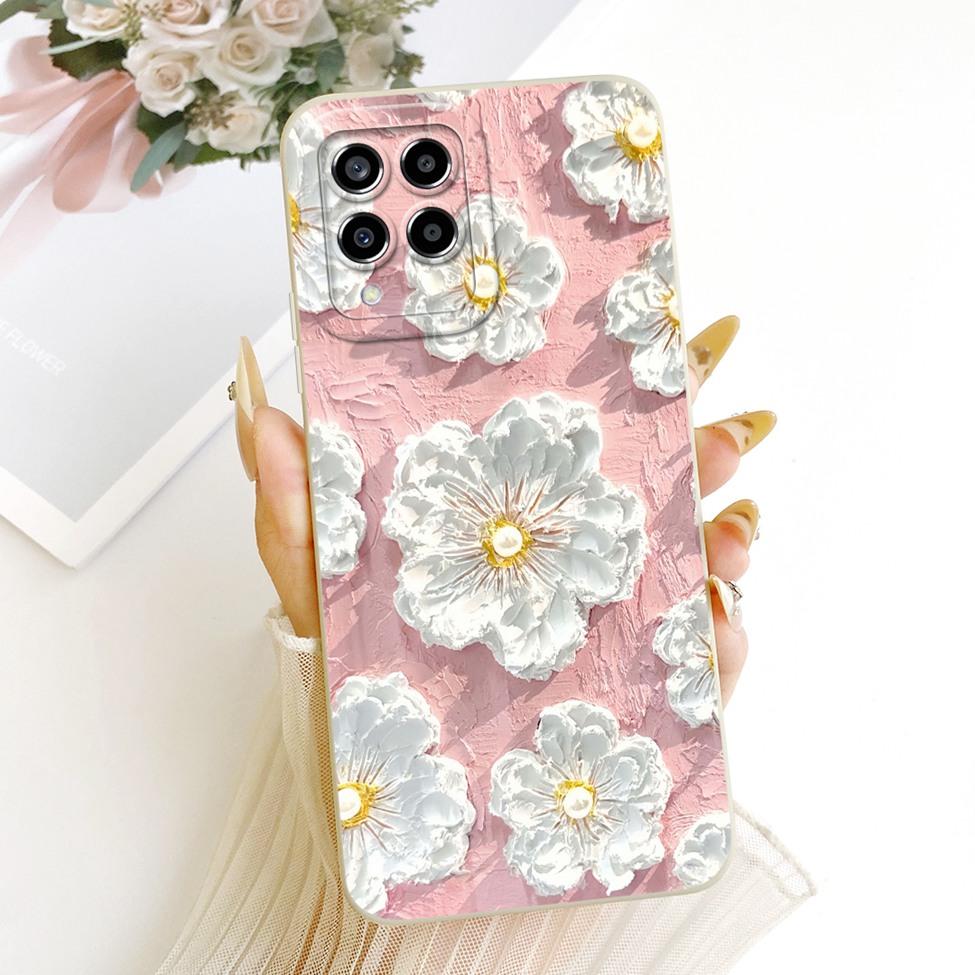 For Samsung M53 5G Case Cover Silicone Cute Luxury Fashion Funny Painted Bumper For Samsung Galaxy M53 5G SM-M536B Casing