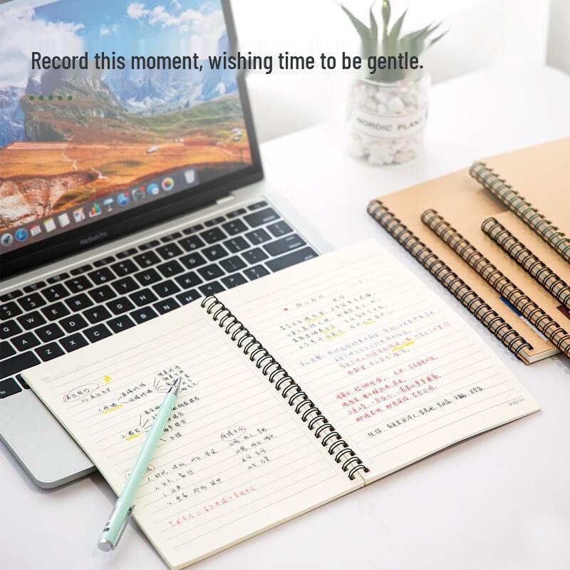 Deli LA560-06 A5 Lined Spiral Notebooks (24 Pack)