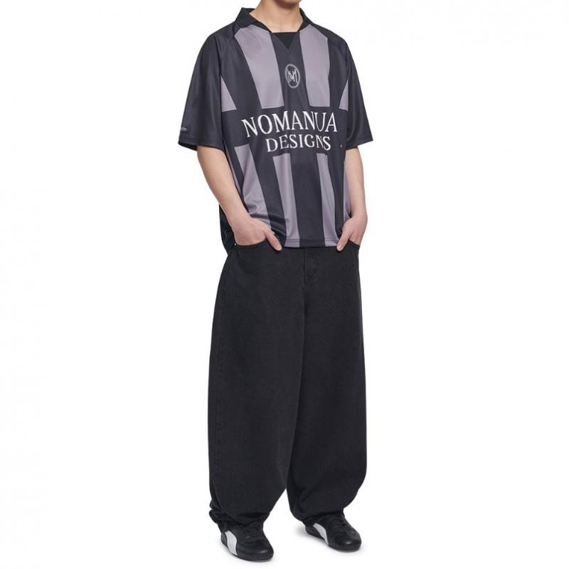 NOMANUAL Raw Vision Denim Pants   Washed Black