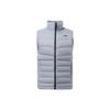 Li Ning Fitness Series Logo Print Windproof Warm Down Vest Men Vests Rock-Gray AMRR029-5