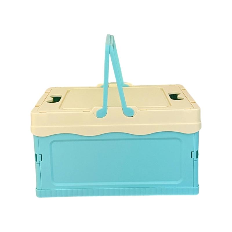 Waterproof Folding Container with Lid for Camping Home Use Outdoor Gear Storage Organiser for Small Spaces