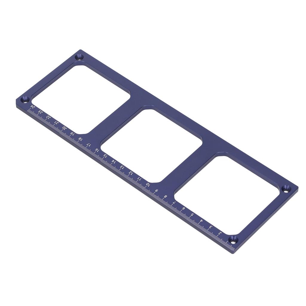 86 Switch Socket Opening Template 3 Holes Aluminium Alloy Accurate Switches Socket Hole Opening Temp