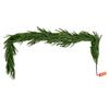 Christmas Garland, 1524 mm Realistic Norfolk Pine Garland, Evergreen Real Touch Artificial Faux Greenery Garlands, for Holiday Indoor Outdoor Xmas