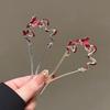 1Pcs Metal Flower Hair Pin Snake Hairpin Vintage Chinese Style Hair Stick Plate Hair Retro Hair Clip Hair Accessory