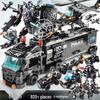 Military Mecha Aircraft Carrier & Space Rocket Building Blocks for Kids - Educational Assembly Toy