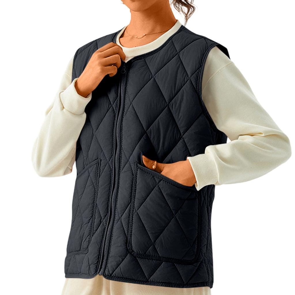 Women's Fashion Light Jacket Stand Collar Multicolor Zipper Button Coat