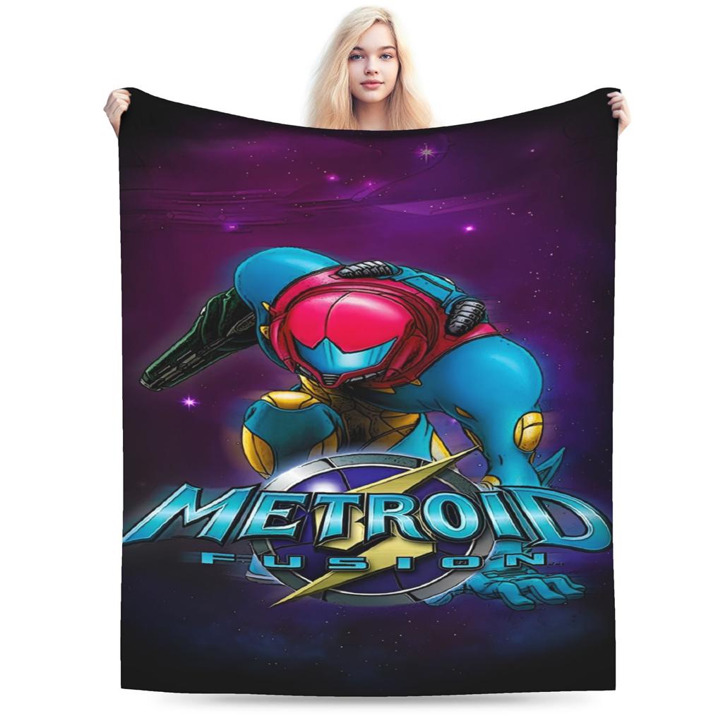 Metroids hero game Blanket Ultra-Soft Fleece Cozy Gifts  Throw Blankets Rug Piece