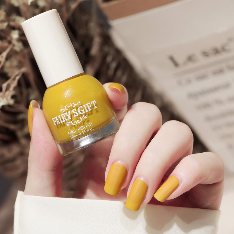 Nail Polish Nude Matte Matte Quick Dry Non-peelable Non-slip Frosted Nail Polish No Bake Lasting