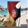Asciugamano da Spiaggia con Stampa del Sunderland Football, Asciugamano Grande Morbido ad Asciugatura Rapida per Spiaggia Campeggio Nuoto