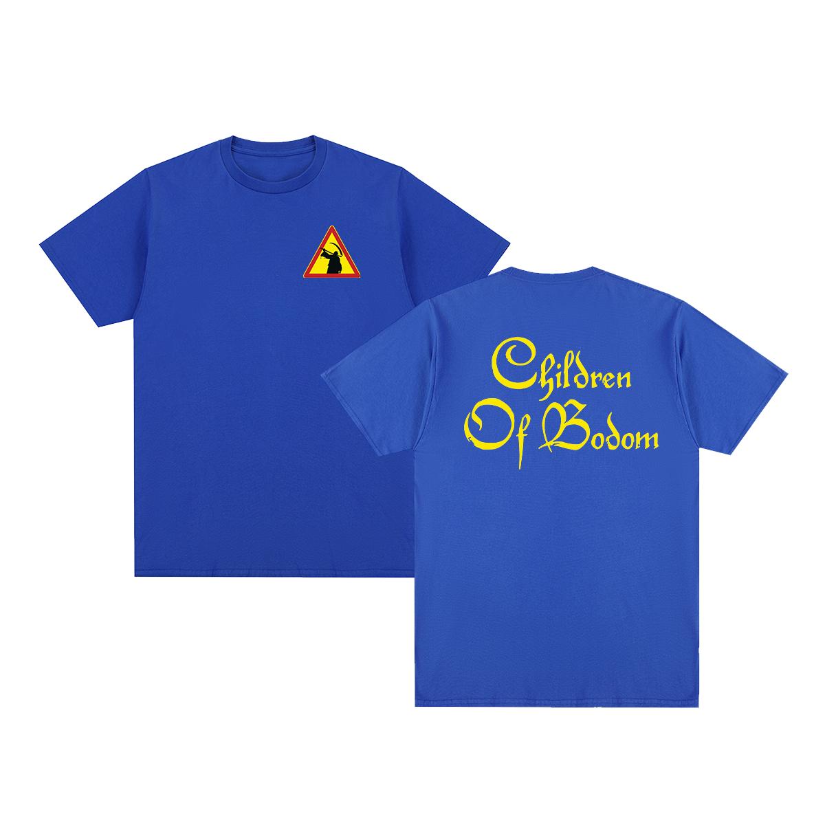 Children of Bodom Vintage Tshirt Finnish melodic death metal band Cotton Unisex T shirt New Tee Tshirt Womens Tops S