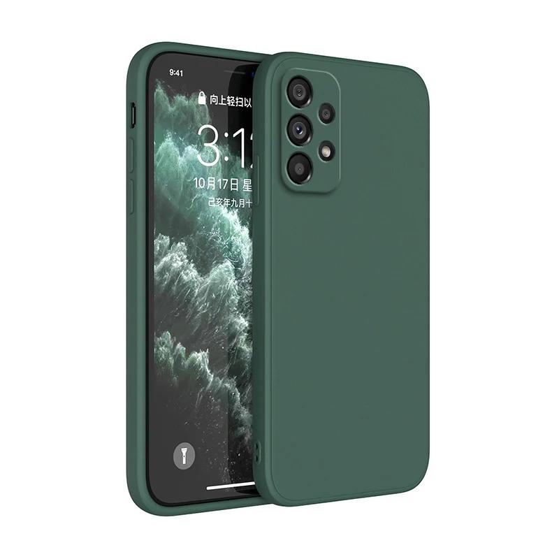 Original Silicone Phone Case For Samsung A32 A42 A52 A52S A72 A13 A23 A33 A53 A73 A14 A24 A34 A54 A57 A37 5G Protective Cover