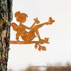 Creative Metal Wall Art Decorations and Garden Fairy Iron Crafts