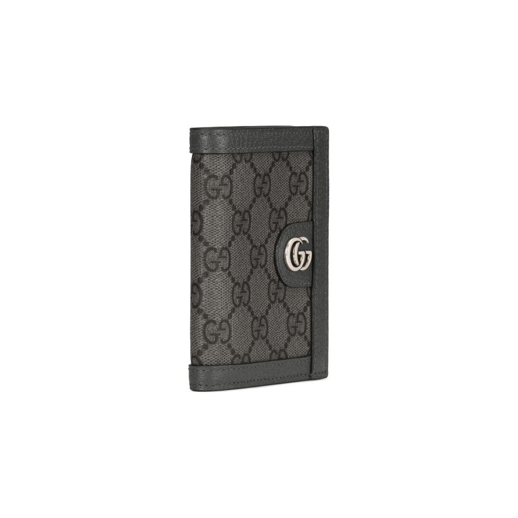 Gucci Ophidia Double G Logo Accessory Wallet Men Wallet Gray Black 760215-UULBN-1244