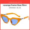 Y2k Future Tech Cat Eye Sunglasses With Uv400 Protection For Fashion Street Style