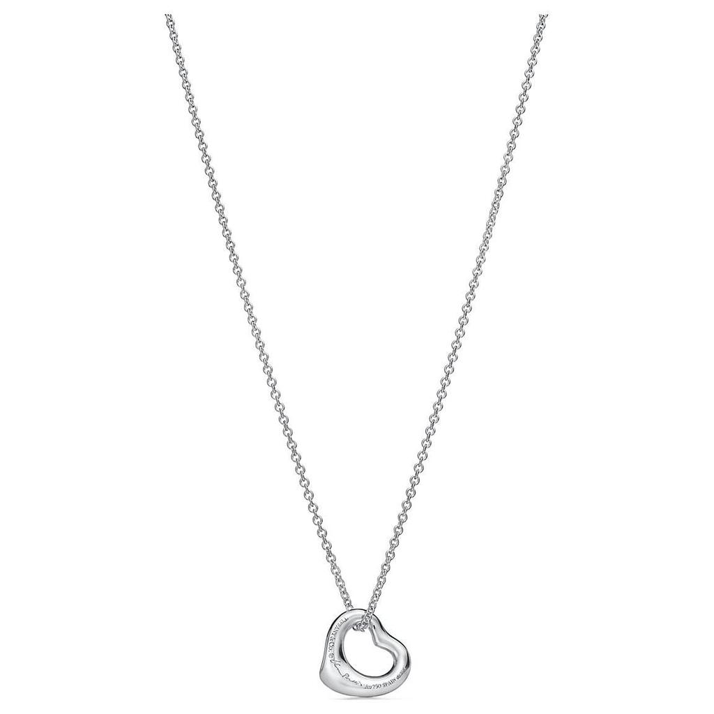 TIFFANY & CO. Elsa Peretti Platinum 950 Necklaces Women's Silver 74223311