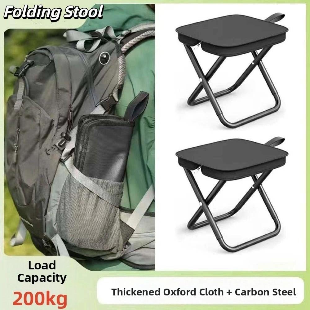 Ultra-light Portable Zipper Campstool Anti-splash Water Camp Chair Outdoor Picnic Bench  Fishing