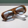 Oversized Pilot Sunglasses Women Fashion  Luxury Big Frame One Piece Gradient Sunglasses Retro Classic Thick Shades
