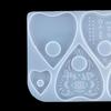 Gioco Gotico Resina Epossidica Fatto a Mano Argilla di Silicone Strumenti Tavola Ouija Planchette Stampo Stampo per Colata in Resina