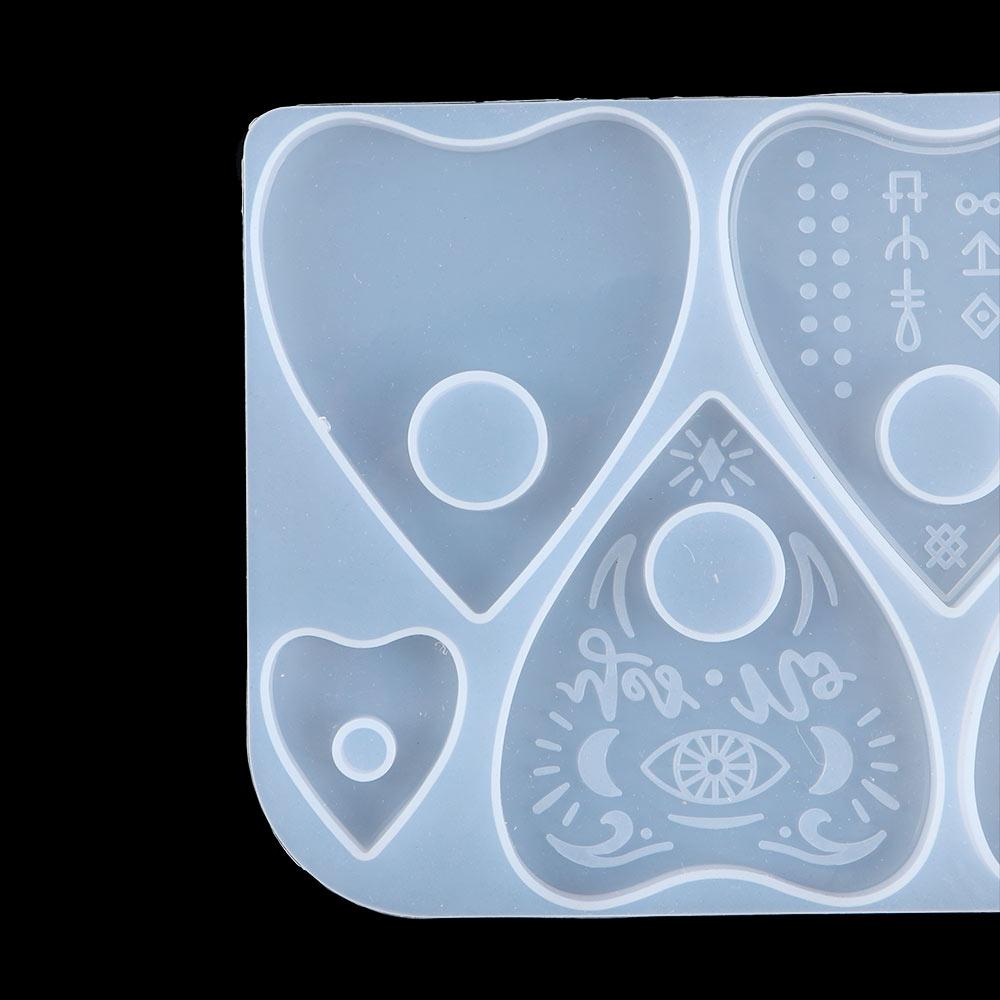 Gioco Gotico Resina Epossidica Fatto a Mano Argilla di Silicone Strumenti Tavola Ouija Planchette Stampo Stampo per Colata in Resina