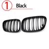 Car Glossy Black Grill Front Kidney Grille for BMW X5 E53 Pre-LCI 1999 2000 2001 2002 2003 Dual Slats Double Line Grills