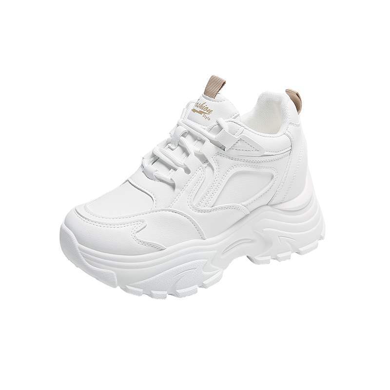 

Inner heightening little white shoes women s spring, autumn and winter velvet new versatile casual small thick-soled muffin sneakers 41